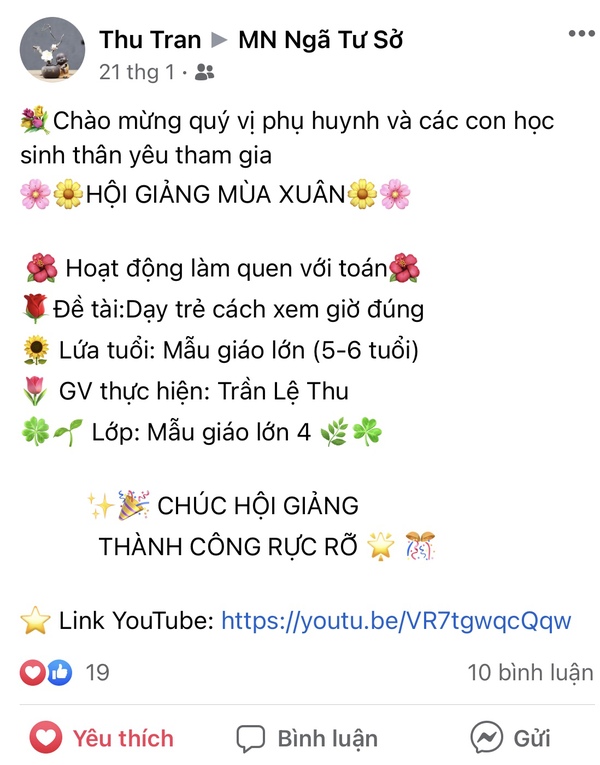 🌸🌼HỘI GIẢNG MÙA XUÂN🌼🌸