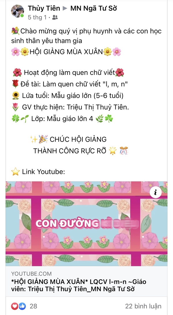 Hội giảng mùa xuân 🌸🌸🌸