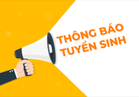 THÔNG BÁO TUYỂN SINH  NĂM HỌC 2022-2023 