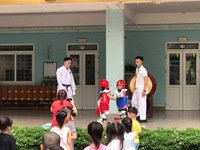 🥰HÃY ĐẾN TRƯỜNG MN NGÃ TƯ SỞ TẬP VÕ CÙNG CÁC BẠN NHỎ ĐÁNG YÊU NHÉ😘