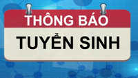 Thông báo tuyển sinh năm học 2021 - 2022